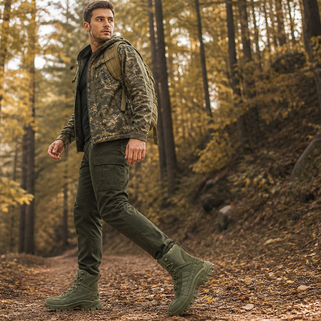 VortexTrail™ – Tactical Side-Zip Boots with Anti-Slip Rugged Sole