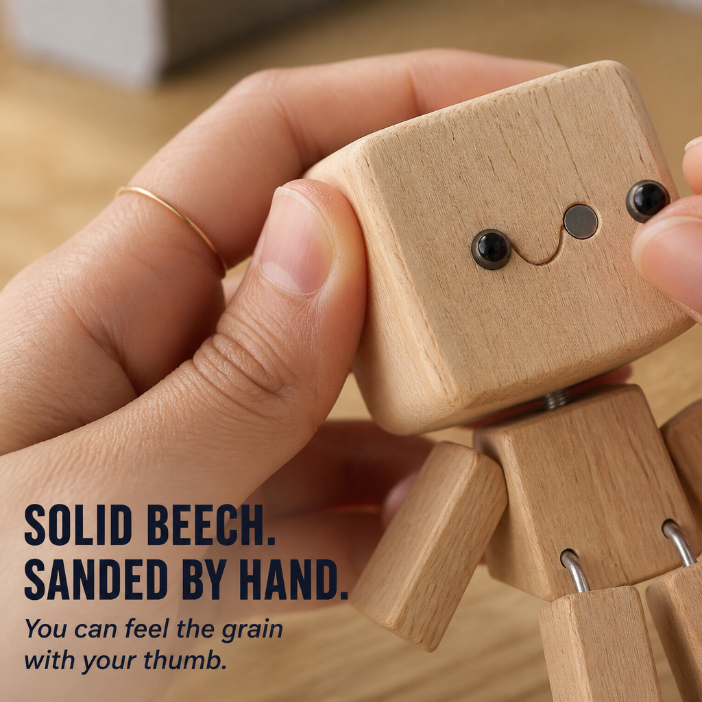 WoodMuse™ — Park a Hand-Carved Wooden Buddy That Rocks With Every Drive