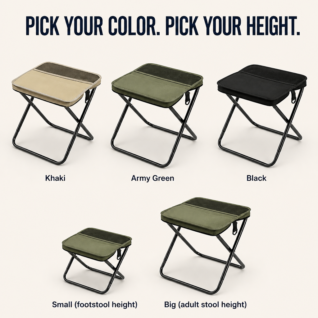 TerraSeat™ — Carry a 330 lb Seat That Folds Into Your Daypack