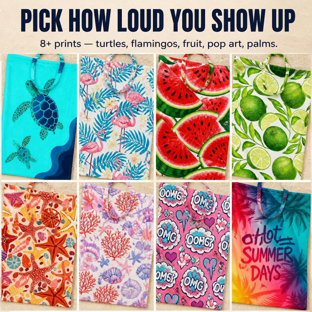 WaveCaddy™ — Pack the Whole Beach Day Into One Towel-to-Backpack Combo