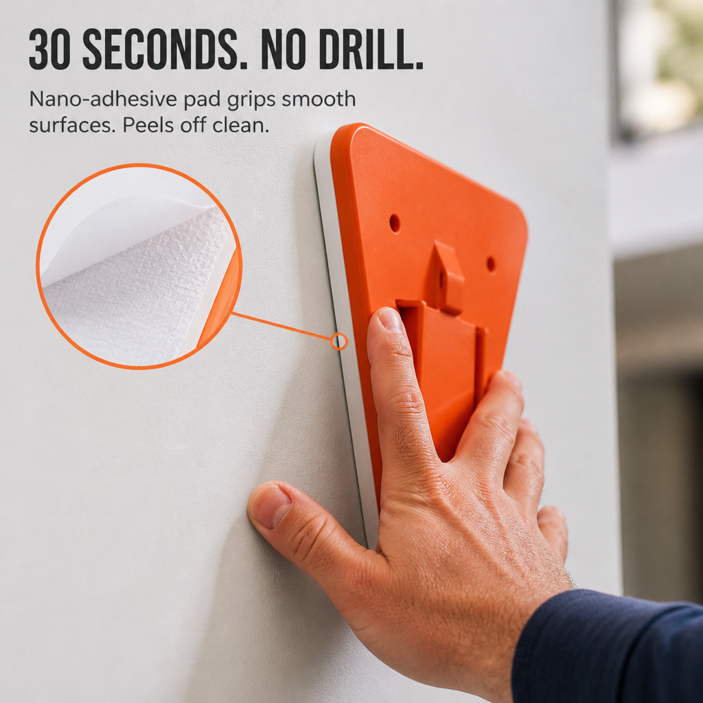 VoltRise™ — Stick, Aim, Score: Silent Indoor Basketball Without a Single Drill Hole