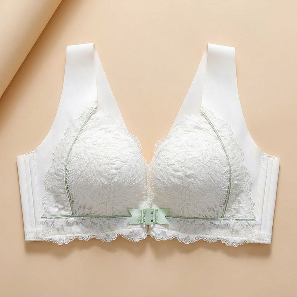 VenaraLift™ – Wireless Lace Front-Closure Lifting Bra