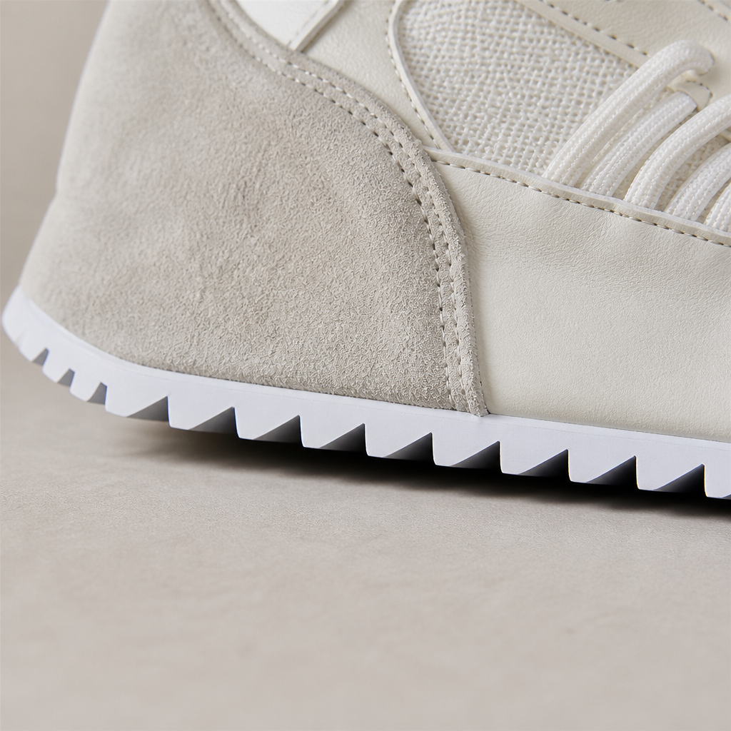StridePro™ – Retro Heritage Runner Sneakers with Suede & Mesh Mix