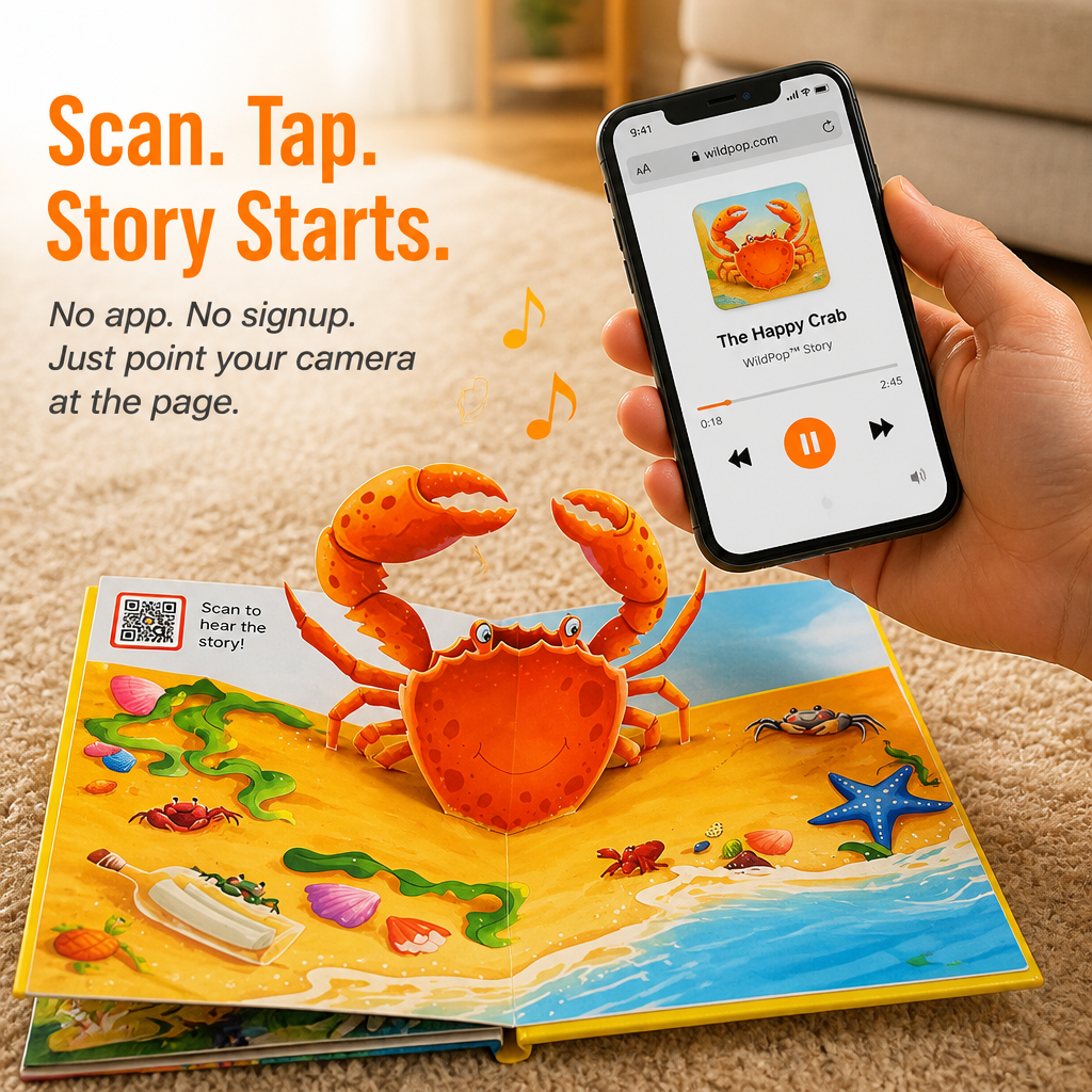 WildPop™ — Trade Tablet Time for 3D Animal Stories Kids Won't Put Down