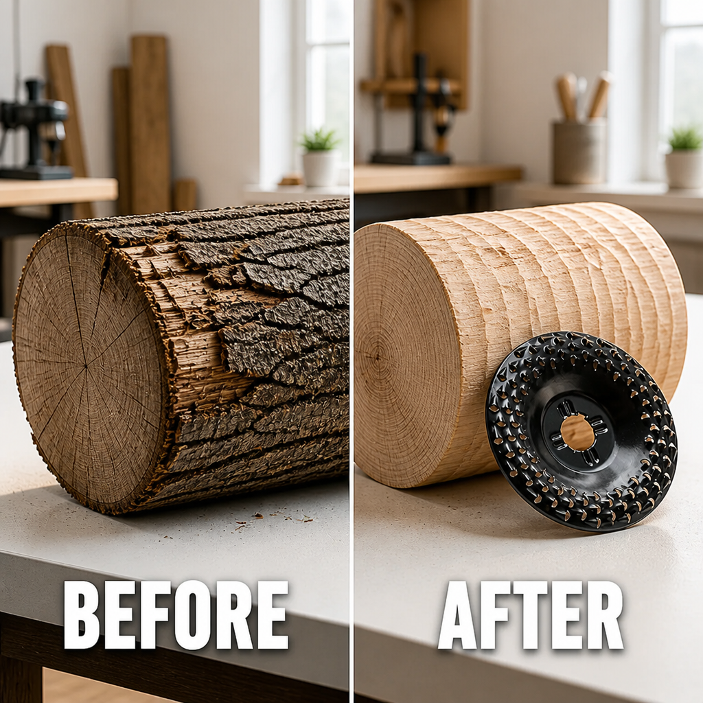 VeloCraft™ — Carve, Shape & Hog Wood Twice As Fast On Any 5″ Grinder