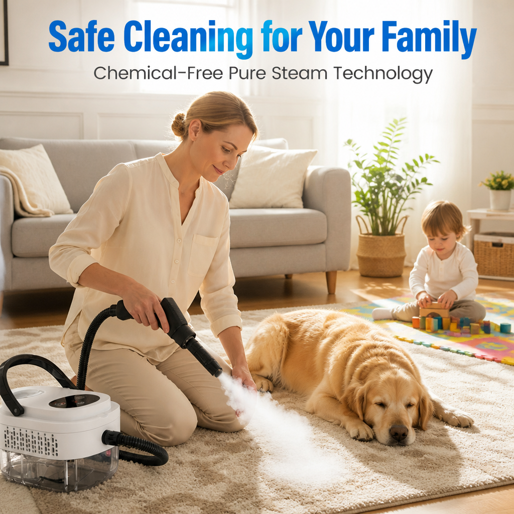 VaporaClean™ — Melt Baked-On Grease and Kill Germs With 221°F Chemical-Free Steam