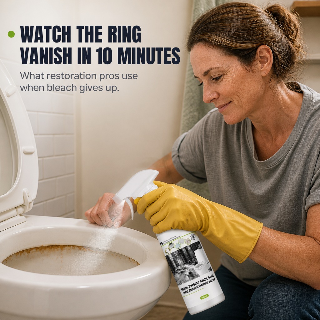 PurifyMist™ — Dissolve Orange Rust Rings And Limescale Bleach Couldn't Touch
