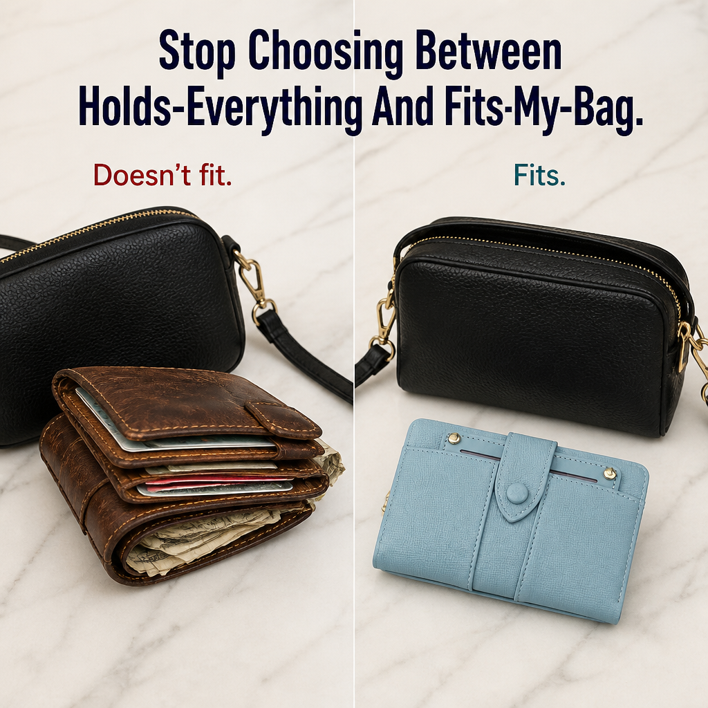VeroLuxe™ — Fit 15 Cards Without Bulking Up Your Smallest Bag
