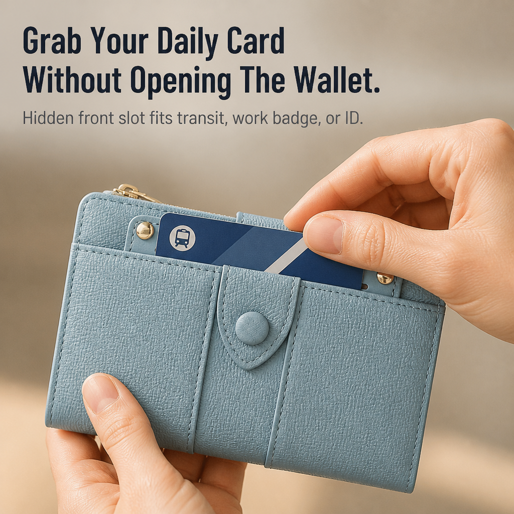 VeroLuxe™ — Fit 15 Cards Without Bulking Up Your Smallest Bag