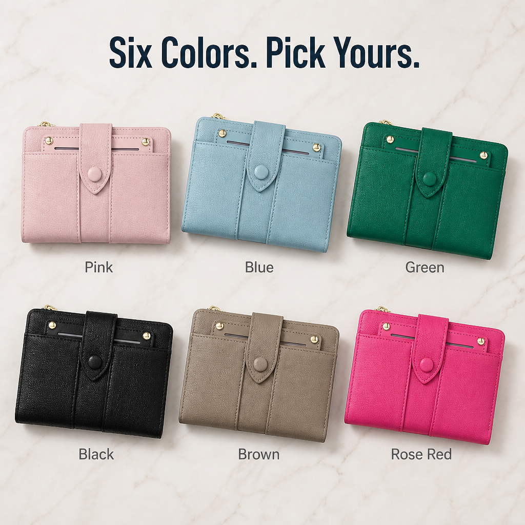 VeroLuxe™ — Fit 15 Cards Without Bulking Up Your Smallest Bag