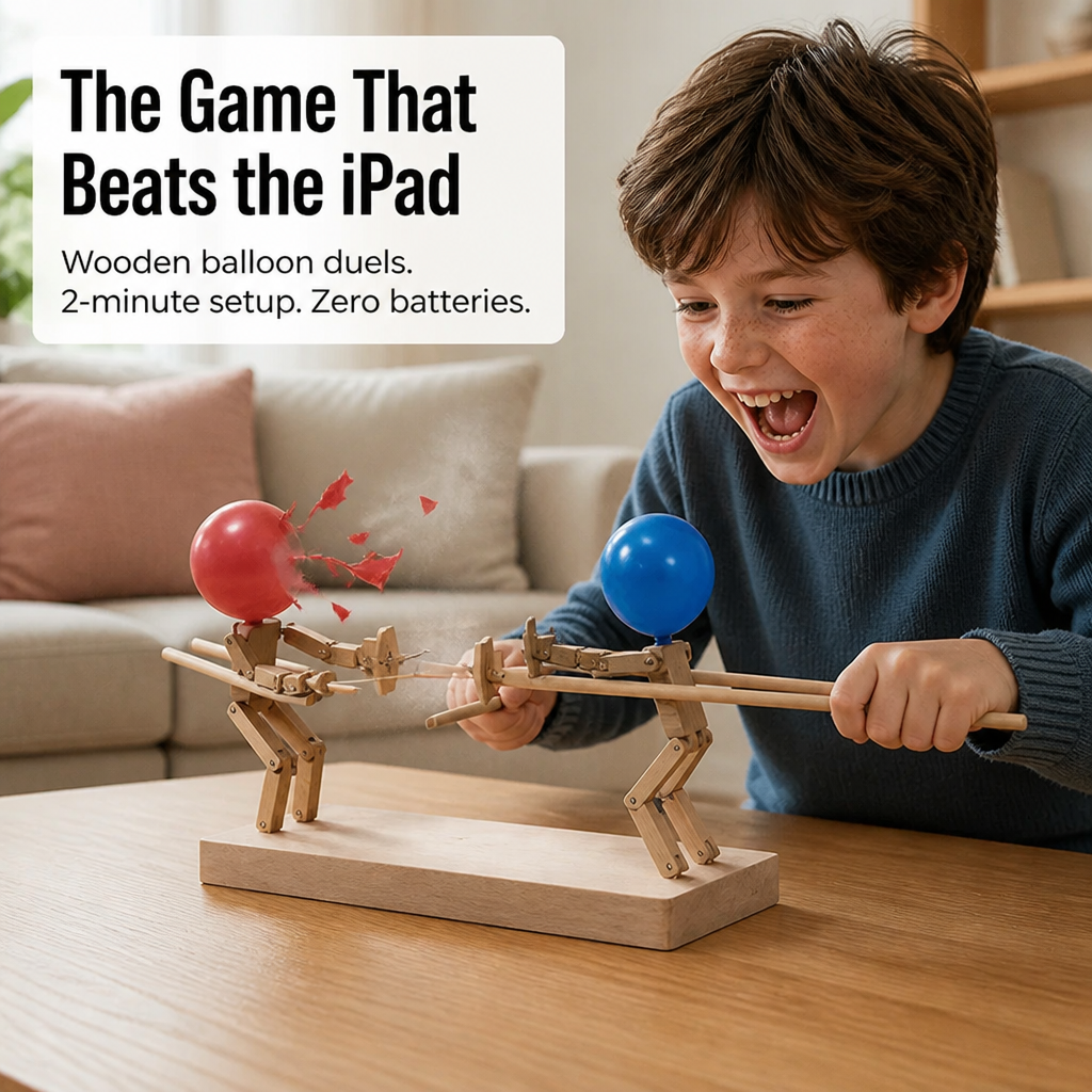 PulseClash™ — Spark Screen-Free Wooden Duels That Crack Kids Up in Minutes