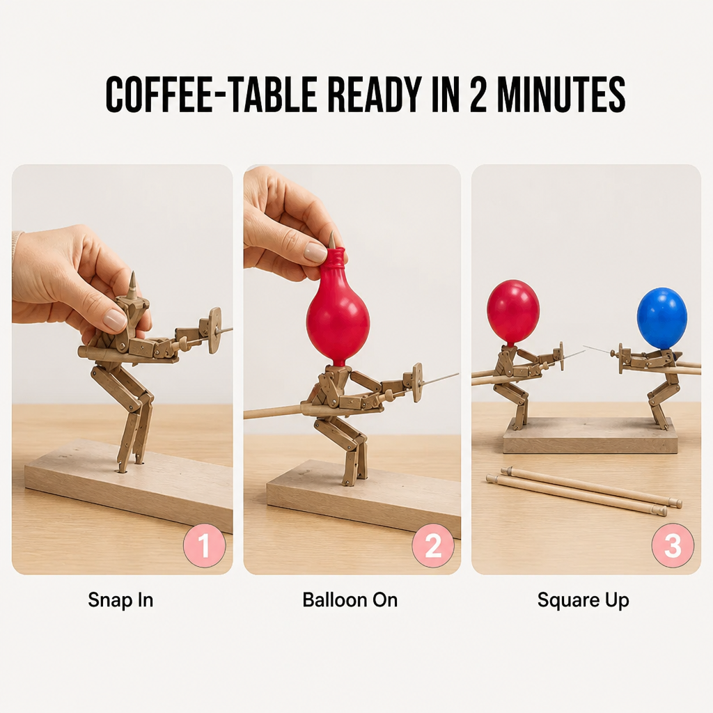 PulseClash™ — Spark Screen-Free Wooden Duels That Crack Kids Up in Minutes