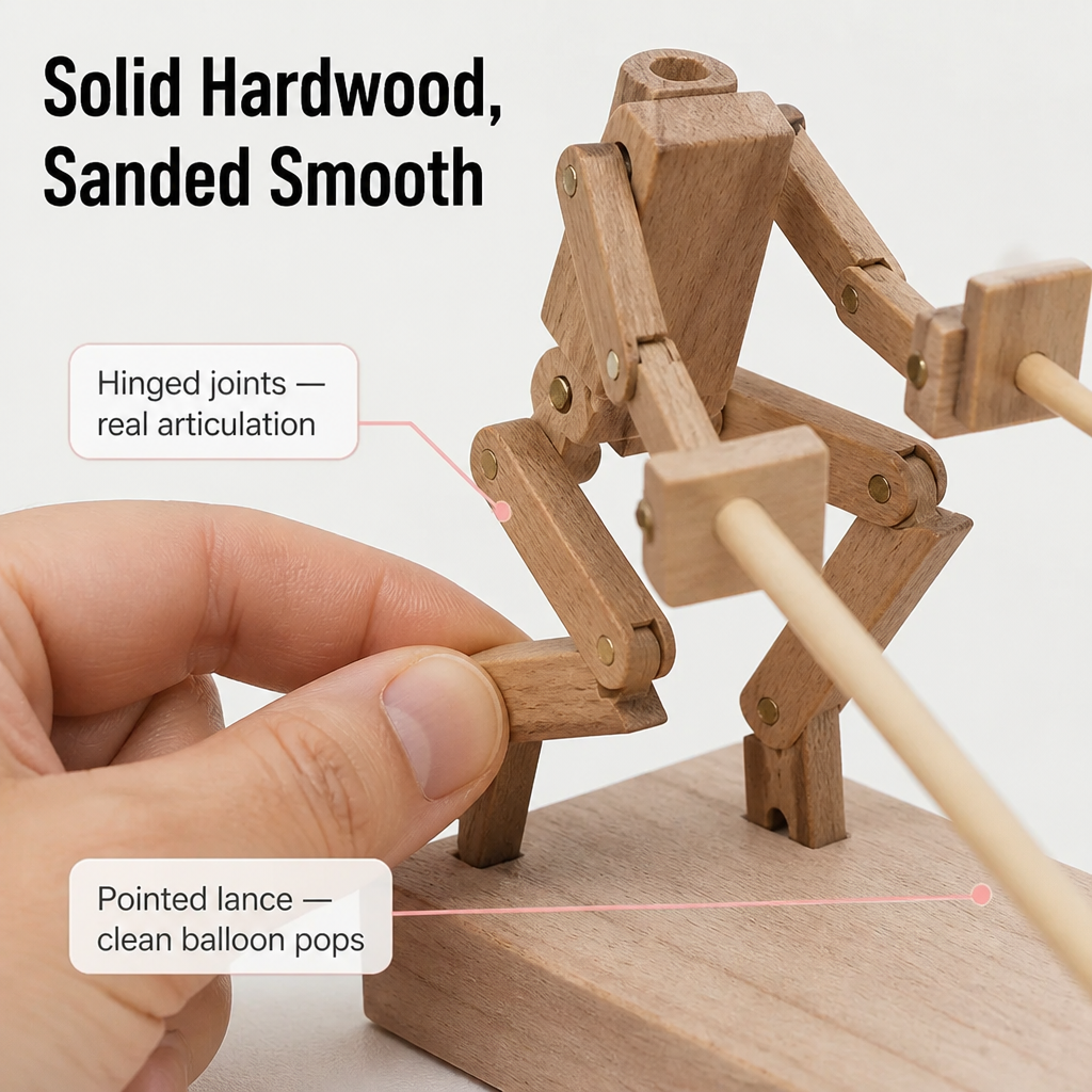 PulseClash™ — Spark Screen-Free Wooden Duels That Crack Kids Up in Minutes