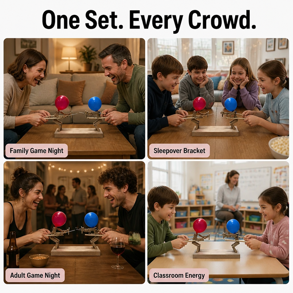 PulseClash™ — Spark Screen-Free Wooden Duels That Crack Kids Up in Minutes