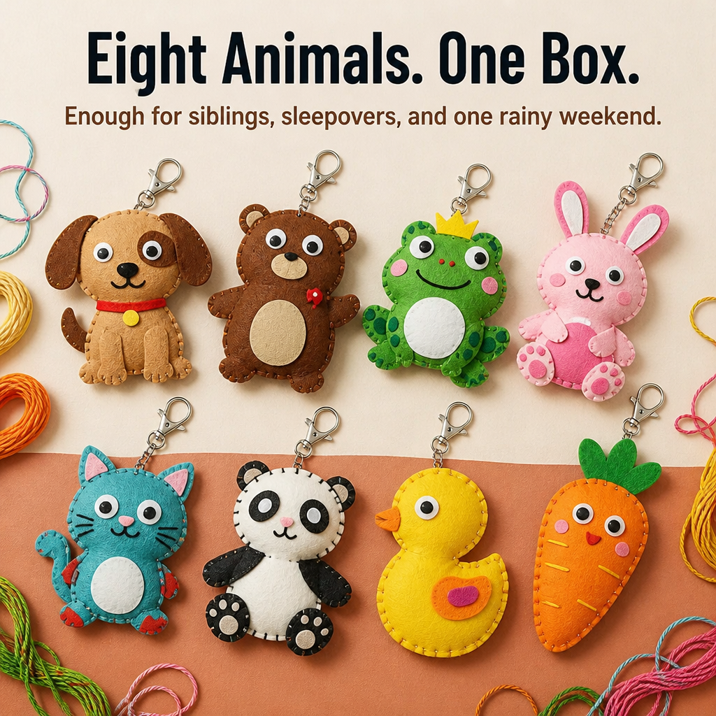StitchSpark™ — Stitch Felt Animals That Build Focus, Confidence & Real Pride