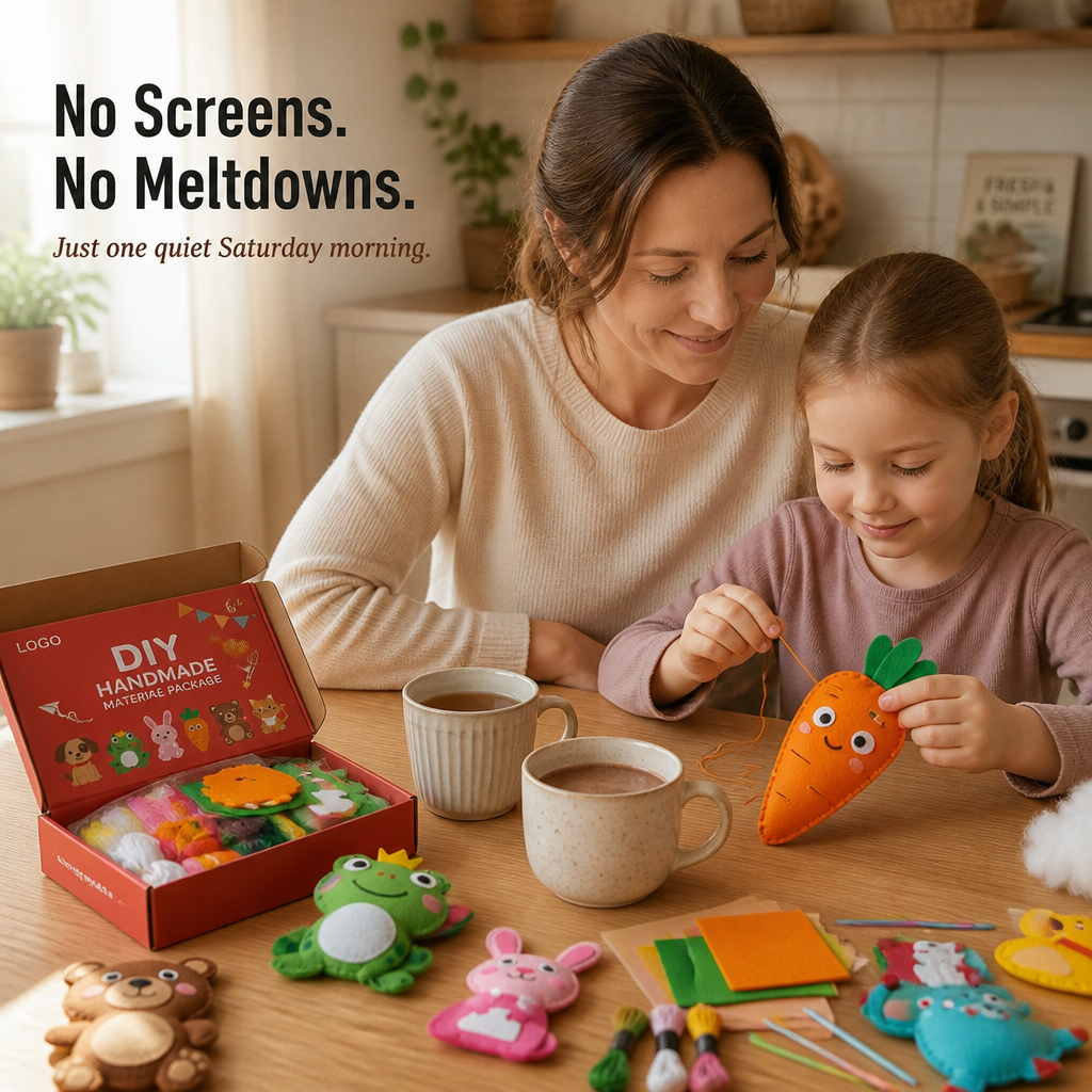 StitchSpark™ — Stitch Felt Animals That Build Focus, Confidence & Real Pride