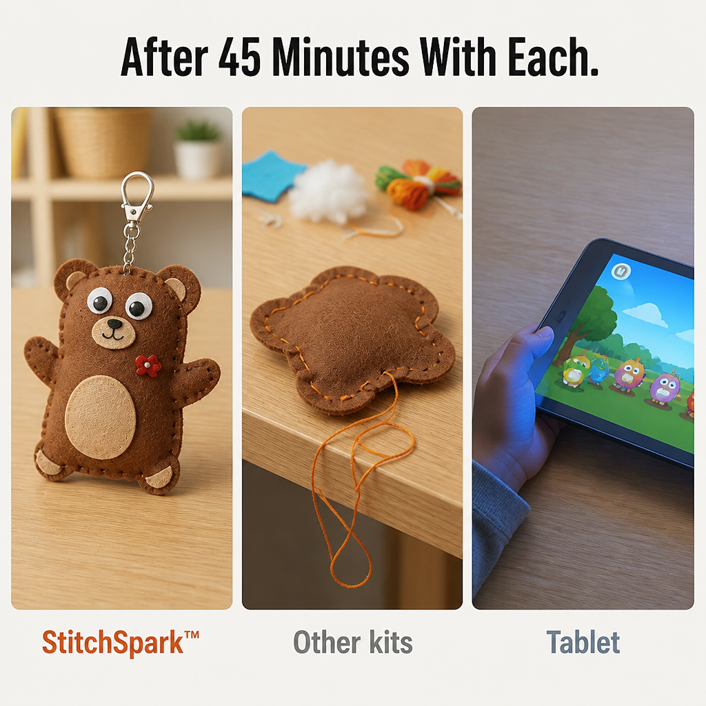 StitchSpark™ — Stitch Felt Animals That Build Focus, Confidence & Real Pride