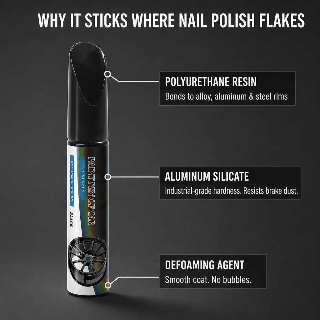 WheelFixer™ — Cover Curb Rash & Restore Factory Gloss-Black Rims in Minutes