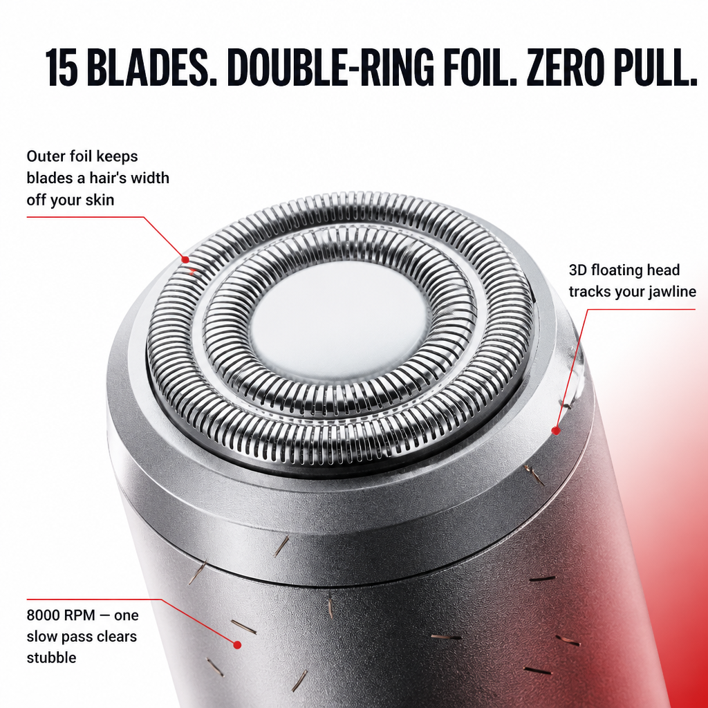 VersaSmooth™ — Erase 5 O'Clock Shadow in 60 Seconds, Mirror Optional