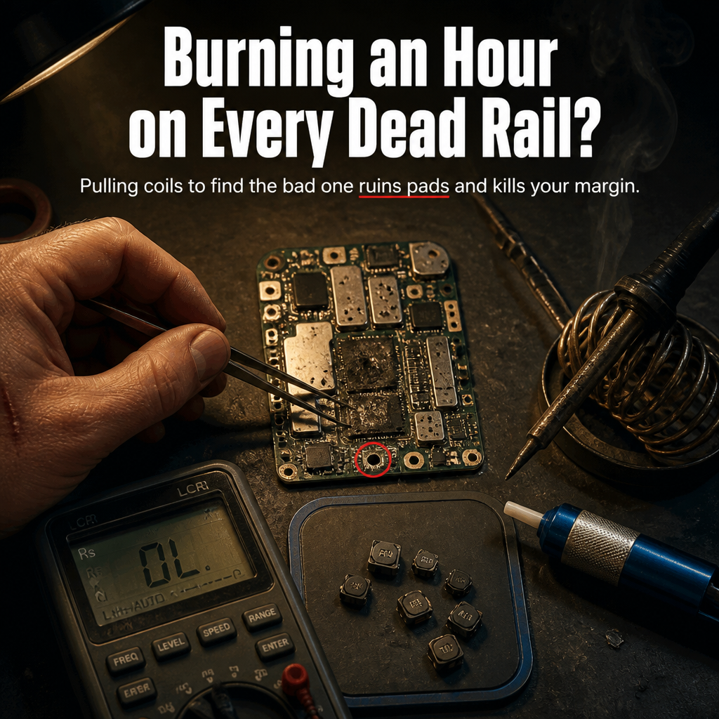 CircuitSense™ — Spot Dead Inductors in Seconds Without Lifting a Soldering Iron
