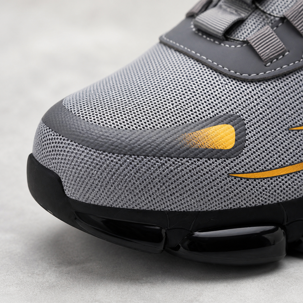 VivaStride™ – Steel-Toe Work Sneakers with Quick-Twist Lacing System