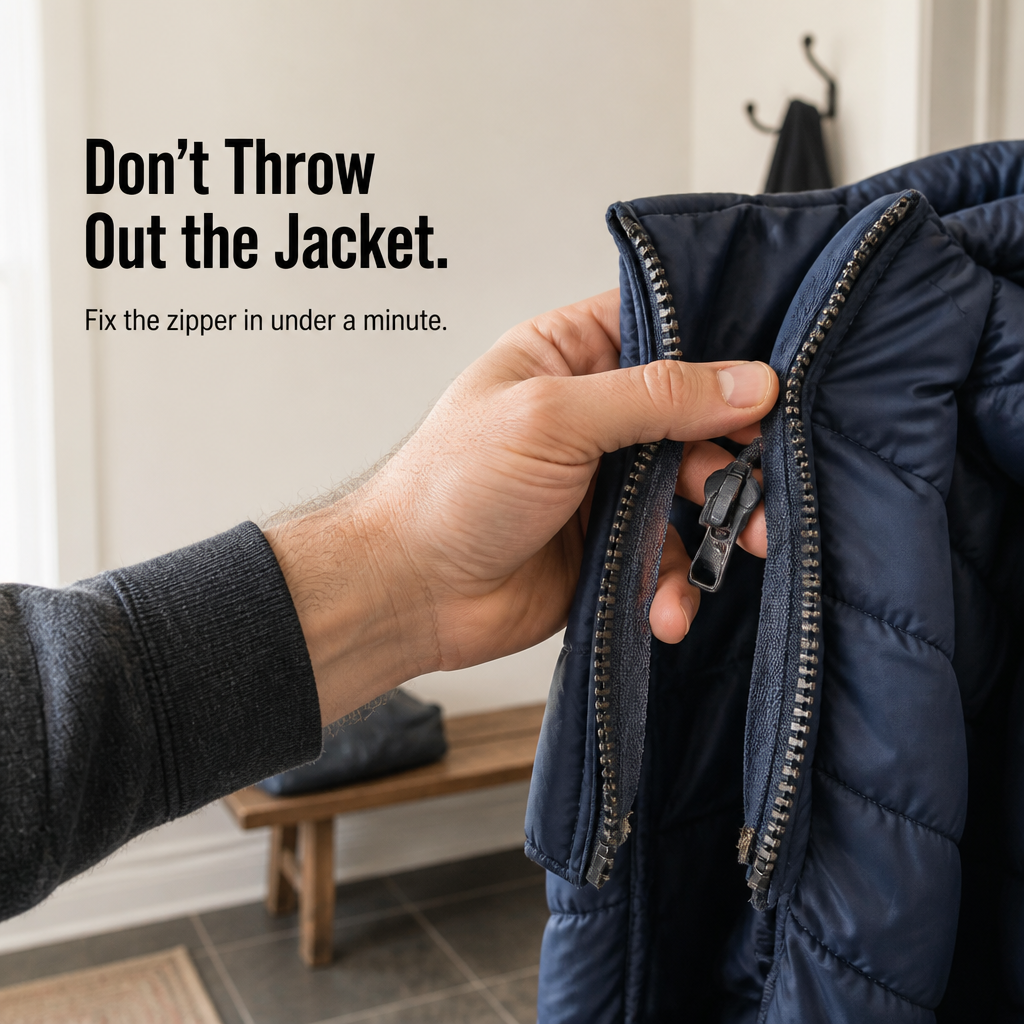 ZipRite™ — Snap Any Broken Zipper Back to Life in 10 Seconds