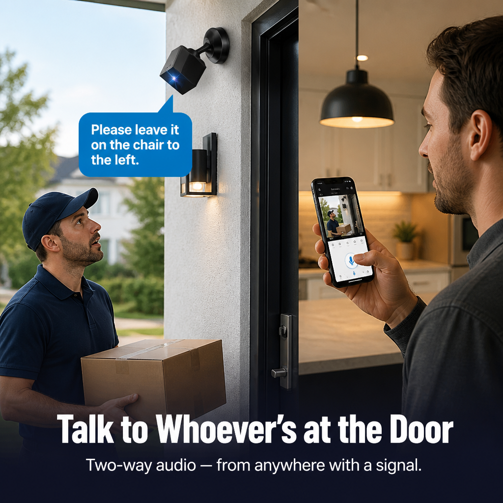 SecureVue™ — Watch Every Room From Your Phone, Even Without WiFi