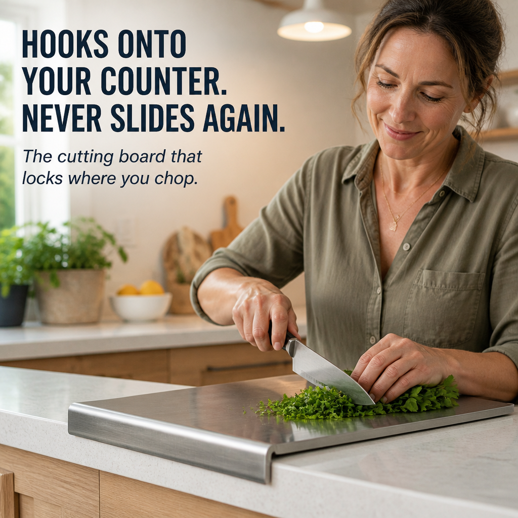 PureSteel™ — Hooks Onto Your Counter And Wipes Bacteria Away In Seconds