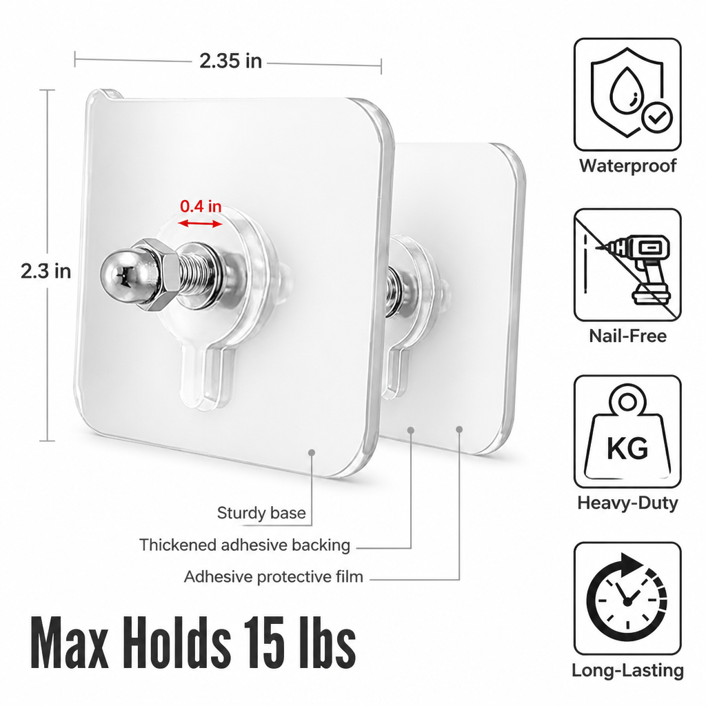 SteelGrip™ — Hang Heavy Frames Without Drilling a Single Hole in Your Wall