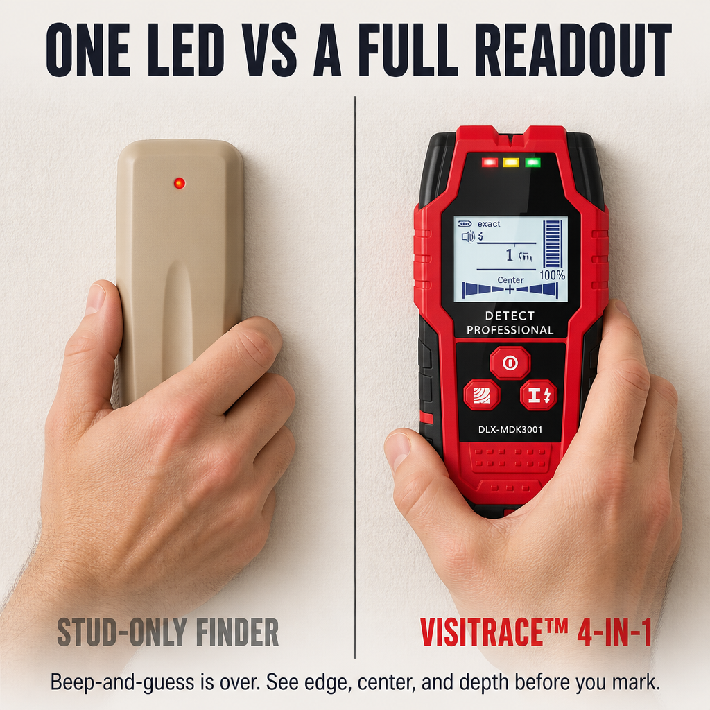 VisiTrace™ — Spot Studs, Wires & Pipes Before You Drill a Single Hole