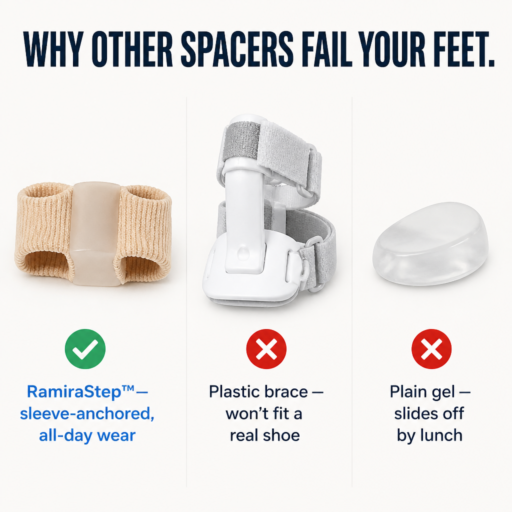 RamiraStep™ — Quiet Bunion Pain and Realign Toes Without Surgery