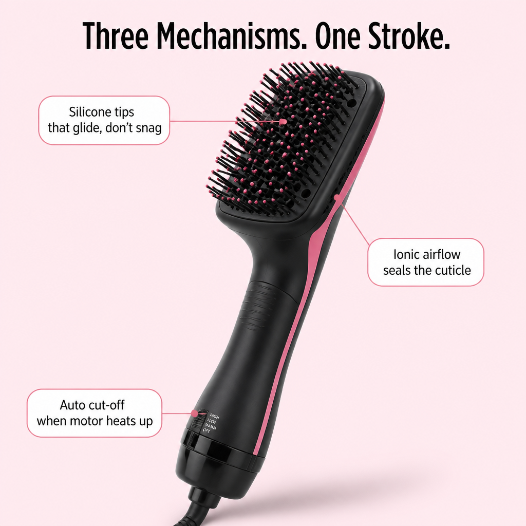 VeloSmooth™ — Cut Your Morning Hair Routine to One Tool, One Pass
