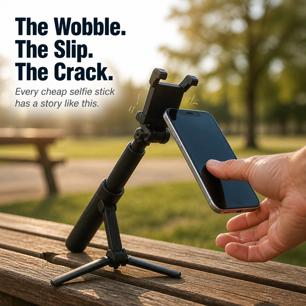 SnapStudio™ — Snap Your Phone In, Pop Four Legs Out, Hit Record