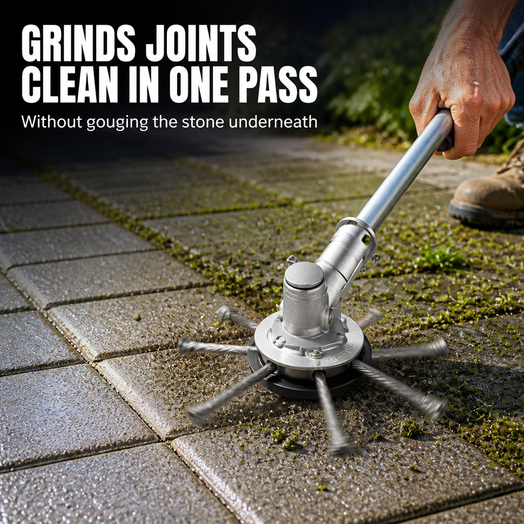 StriderEdge™ — Grind Through Weeds, Moss & Stone Joints Without Snapping Lines