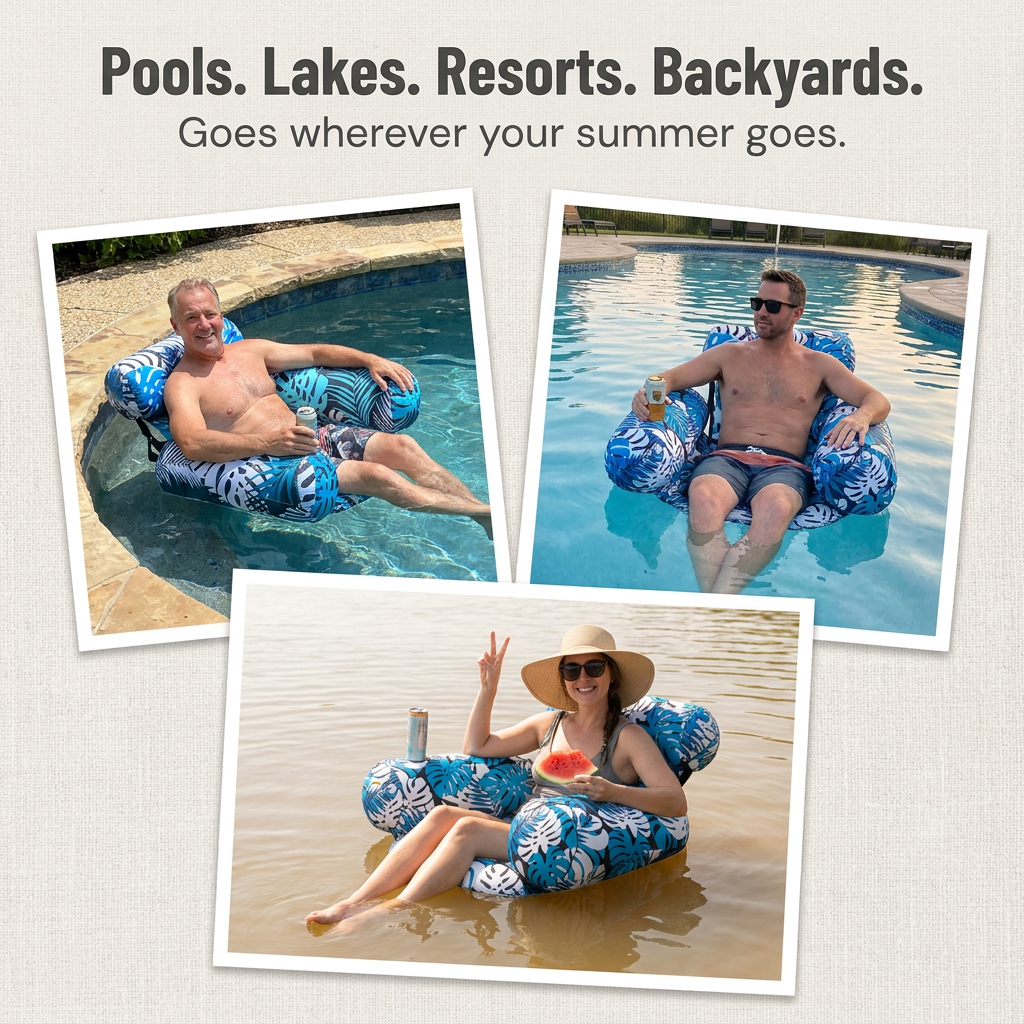 TripleDrift™ — Float Like a Lounge Chair, Not a Flat Pool Raft
