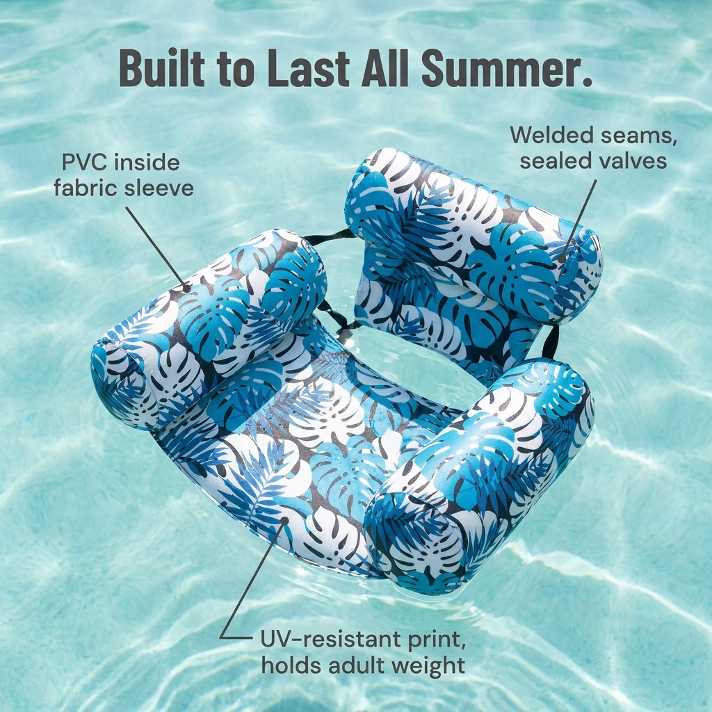 TripleDrift™ — Float Like a Lounge Chair, Not a Flat Pool Raft
