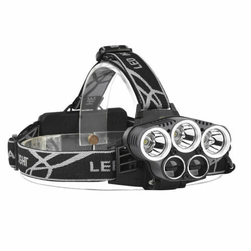 5X Waterproof LED Headlamp Set with High Power