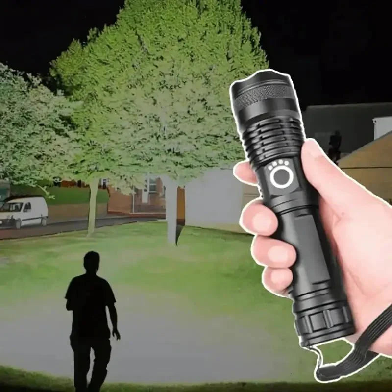 Powerful Tactical Flashlight with LED Technology