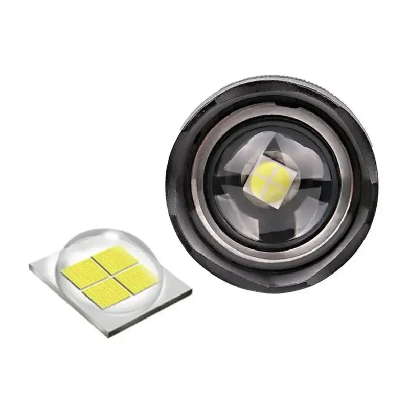 Powerful Tactical Flashlight with LED Technology