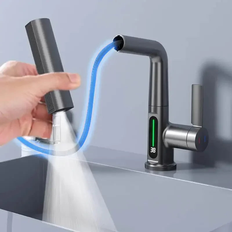 Smart Kitchen Faucet with Easy Temperature Adjustment