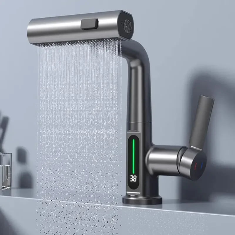 Smart Kitchen Faucet with Easy Temperature Adjustment