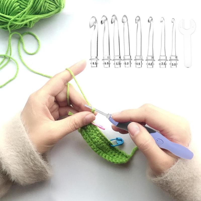 LED Crochet Hook with Ergonomic Handle – Glow Stitch Design