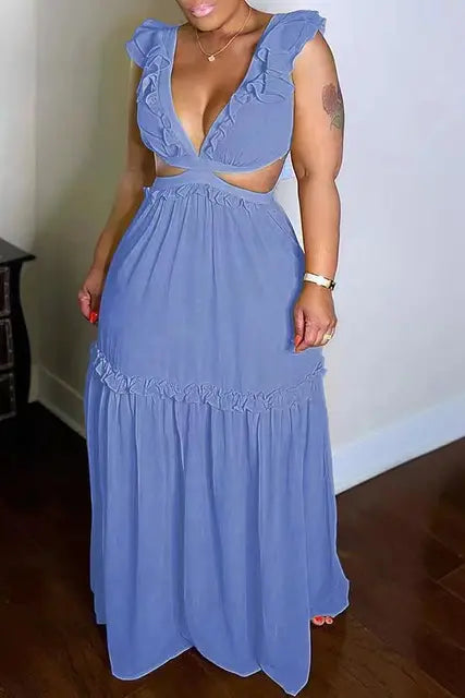 LuxeLure™ Dress V-Neck — Shape Your Curves, Own Every Glance with Effortless All-Day Glamour