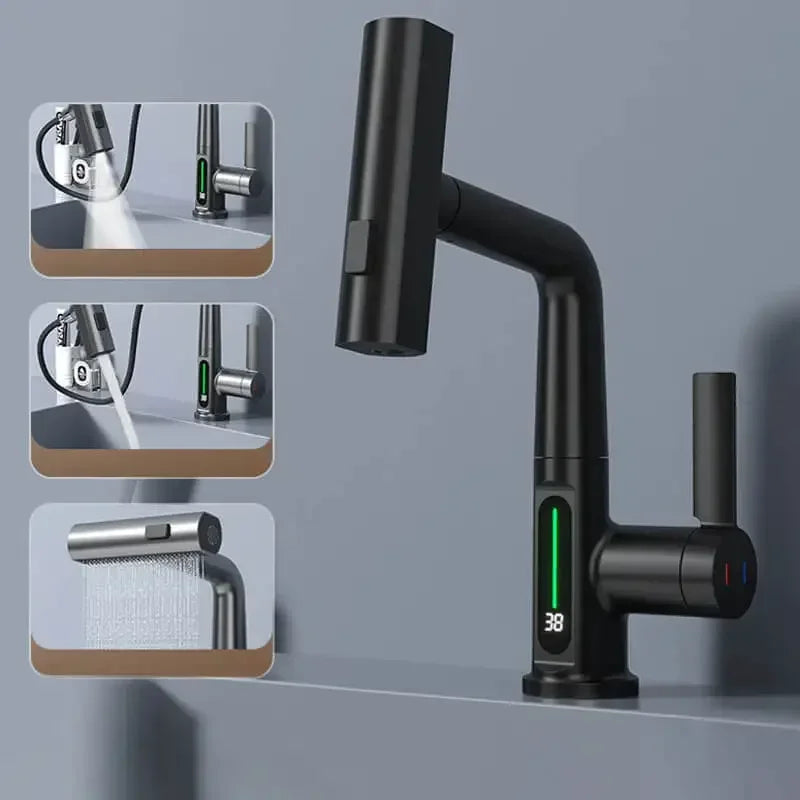 Smart Kitchen Faucet with Easy Temperature Adjustment