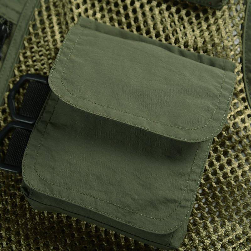 Fishing and Hunting Vest with Multiple Pockets for Outdoor Use