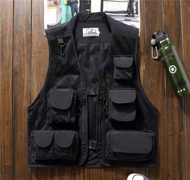 Fishing and Hunting Vest with Multiple Pockets for Outdoor Use