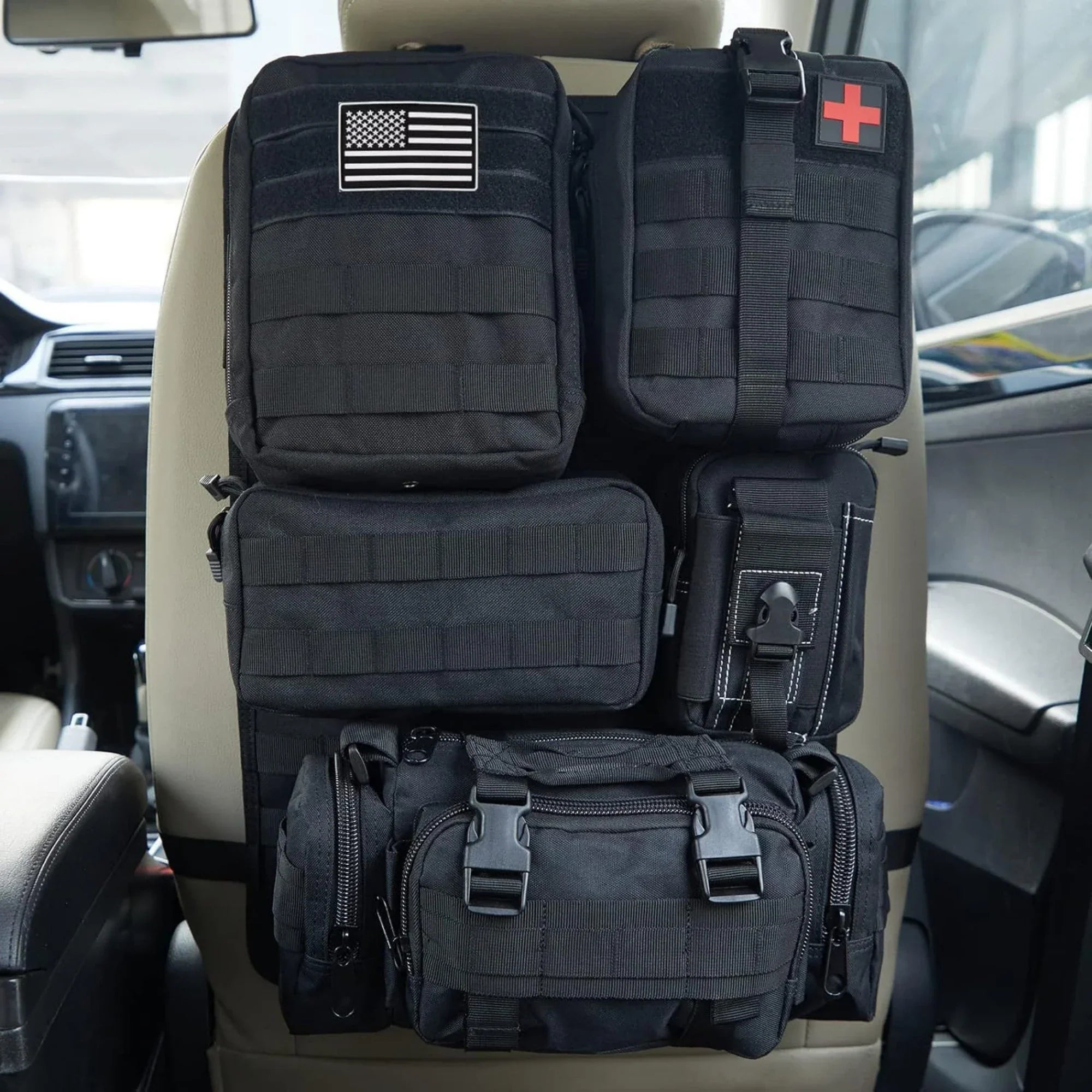 Molle Organizer Bag for Vehicle Backseat – Tactical Storage Solution