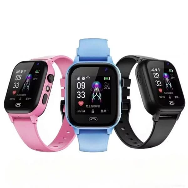 Kids Smartwatch with Real-Time GPS Tracking and Safety Functions