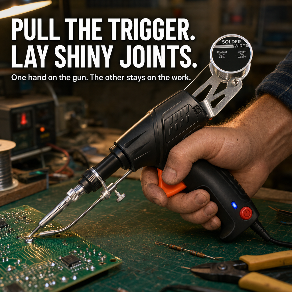 ArcEase™ — Pull the Trigger, Lay Shiny Joints, Free Your Other Hand