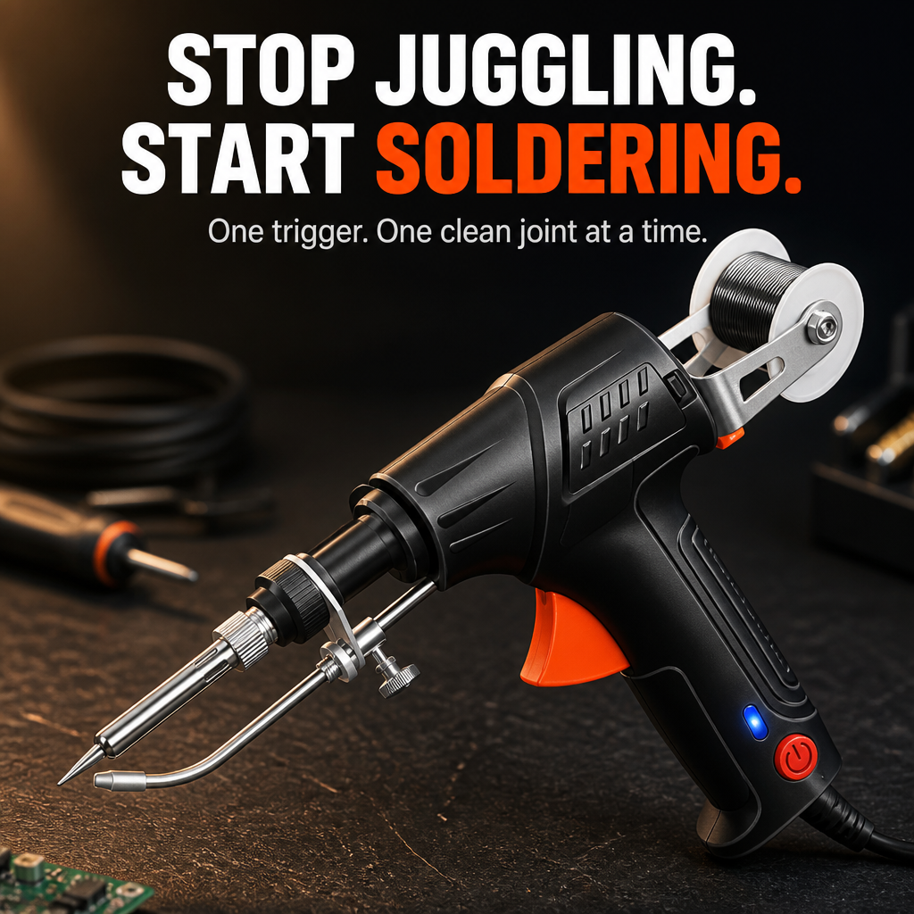 ArcEase™ — Pull the Trigger, Lay Shiny Joints, Free Your Other Hand